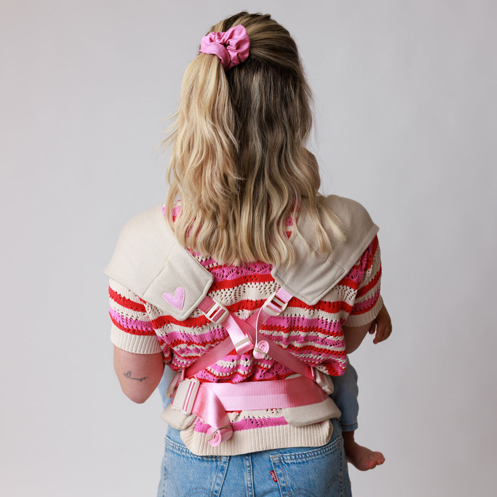 cocoome Babytrage Nova Fullbuckle, Heart Edition pink