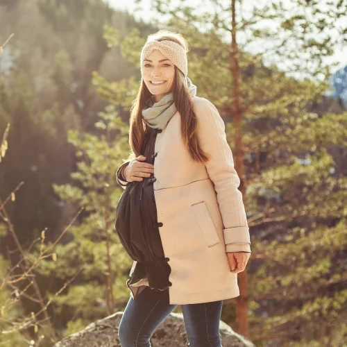 Jackenerweiterung cocoome 2023 - Baby im Winter Tragen mit der cocoome Jacken Erweiterung