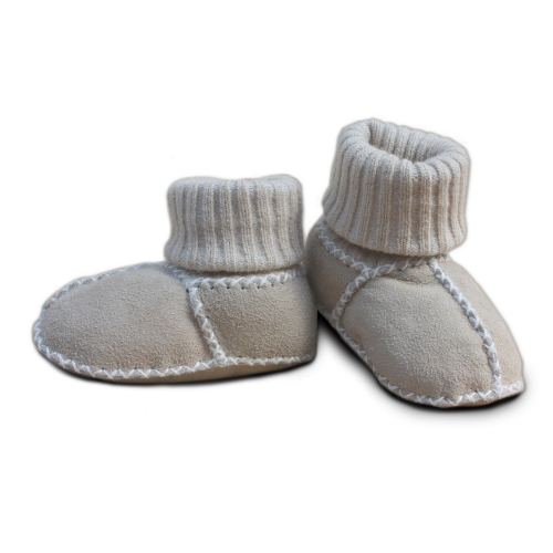 Baby-Lammfellschuhe