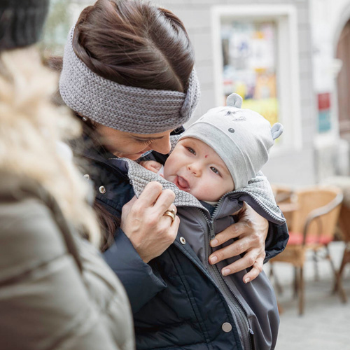 cocoome Jackenerweiterung Winter Umstandsjacke Babytragetuch