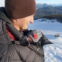 Wandern mit Jackenerweiterung oder Tragetuch