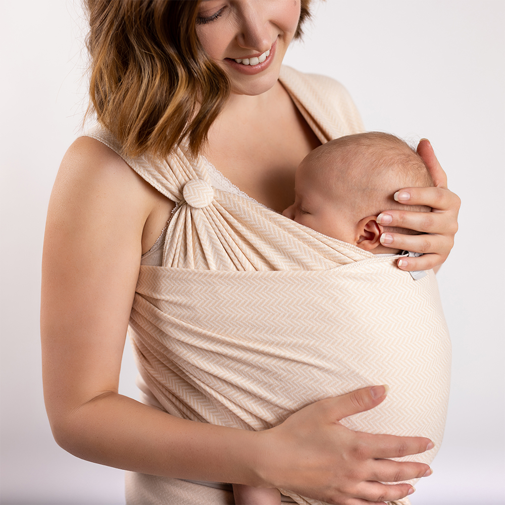 100310 IVORY (elfenbein) Tragetuch Sling