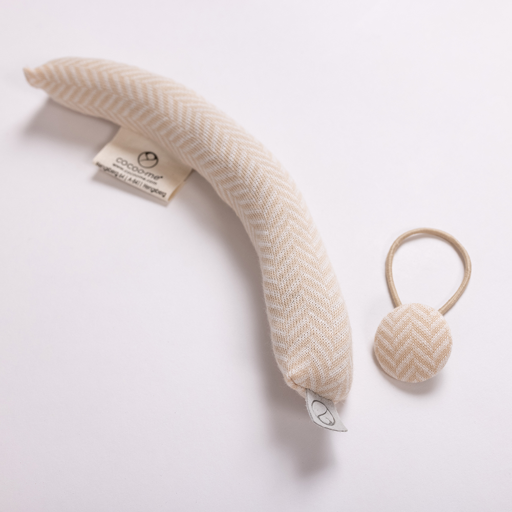 IVORY Nackenrolle und Knopfgummi für Babytragetuch