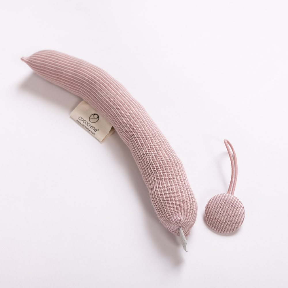 UNI rose Nackenrolle und Knopfgummi für Babytragetuch