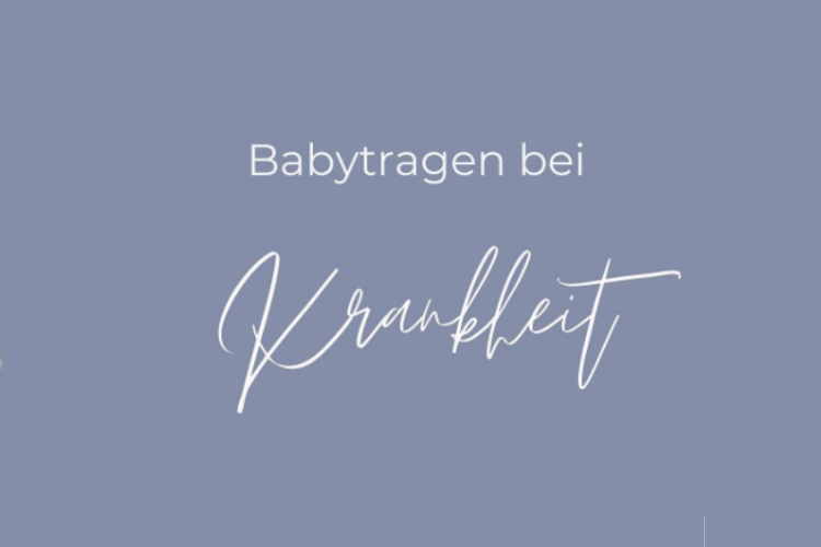 Portare il bambino durante la malattia
