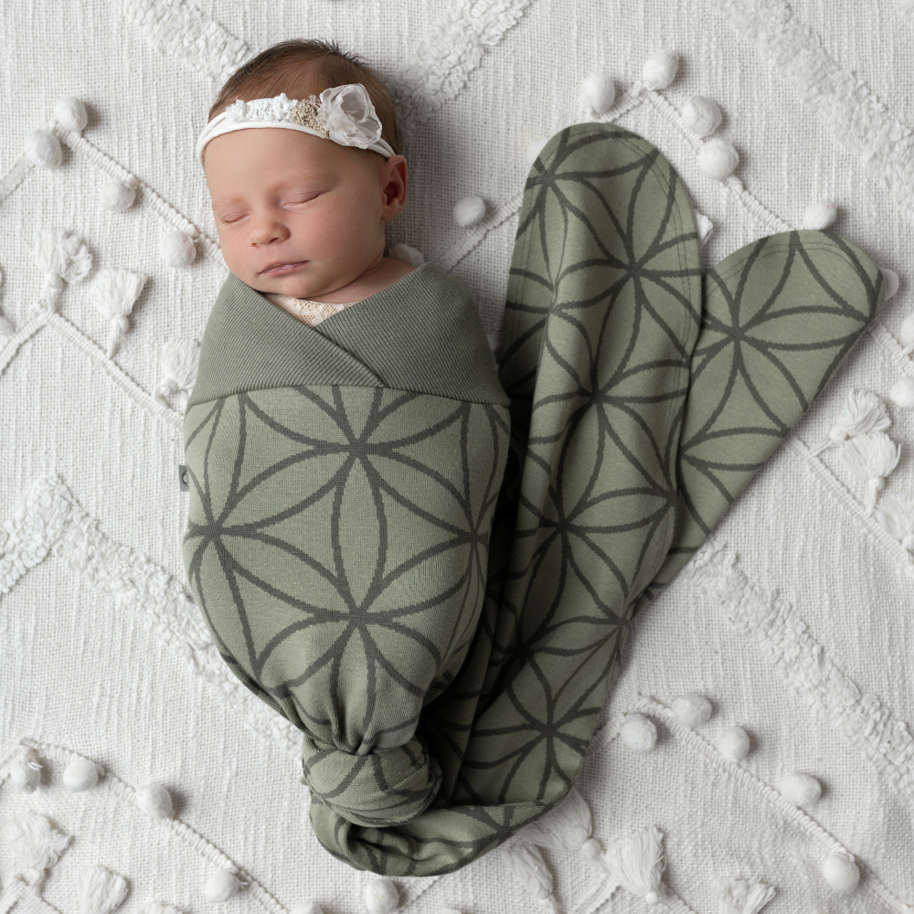 Baby Swaddle Wrap Pucktuch Baumwolle Wickeltuch Pucksack Schlafsack