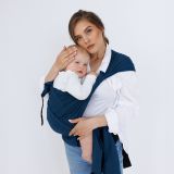 Helium dunkelblau Wrapconversion Babytrage