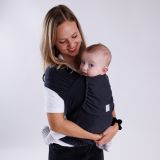 cocoome babytrage helium halfbukle senf anthrazit